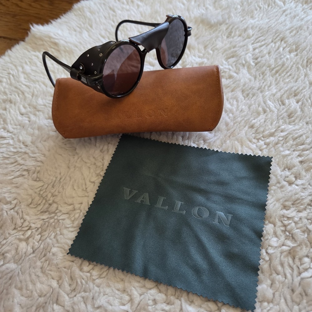 VALLON Heron Mountain Sunglasses Side Shield Unisex Brown